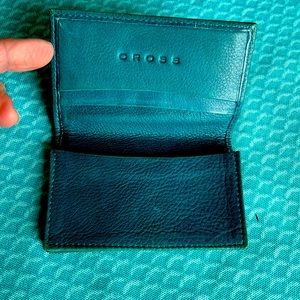 CROSS Credit card carrier turquoise